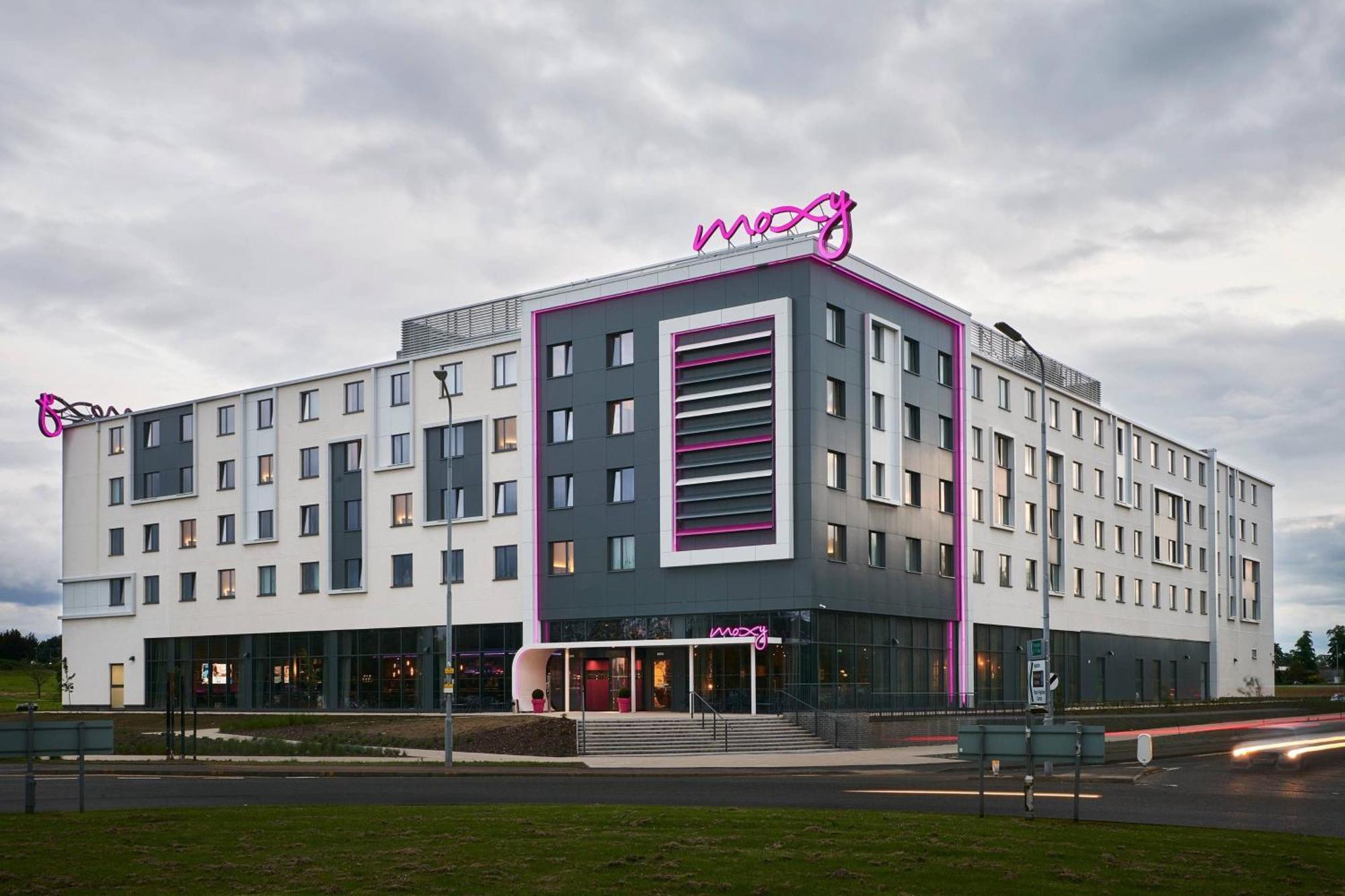 Hotel Moxy Edinburgh Airport Ingliston Exterior foto